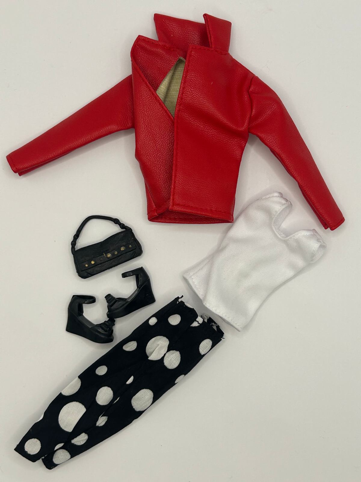 Retro Black + White Polka Dot Fashion Pack